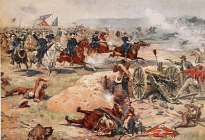 La carga final del General Sheridan en Winchester, 19 de septiembre de 1864 de Henry Alexander Ogden